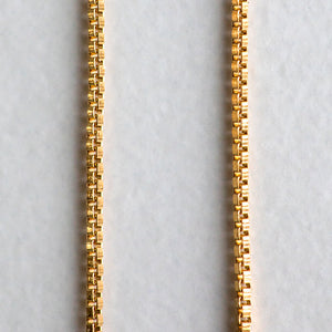 NECKLACE - 16" Box gold-filled chain