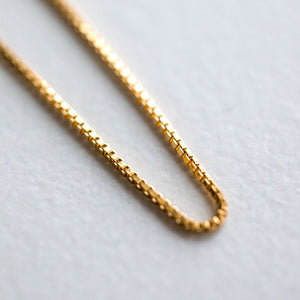 NECKLACE - 16" Box gold-filled chain