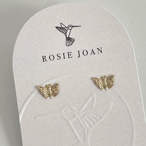14k Butterfly studs