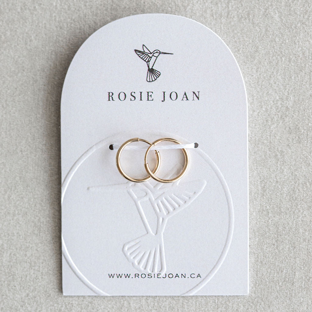 12mm Gold Filled Hoops